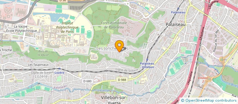 localisation de l'entreprise SYND.COPR. 137 CHEM DE LA HUNIERE à PALAISEAU