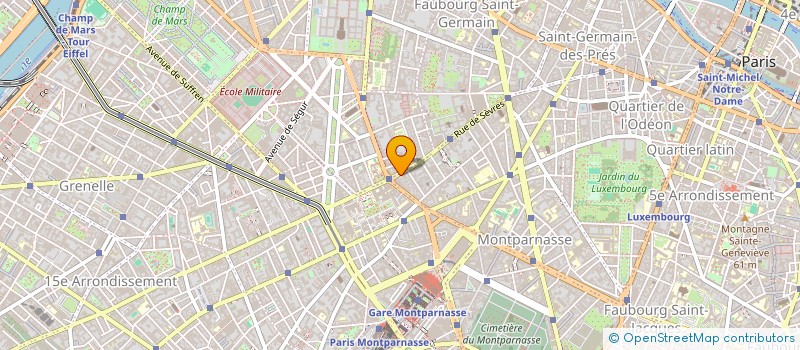localisation de l'entreprise SYND.COPR. 137 RUE DE SEVRES    75006 PA  PARIS