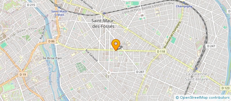 localisation de l'entreprise SYND.COPR. 138 140 BD DE CRETEIL 94 ST M à SAINT-MAUR-DES-FOSSES