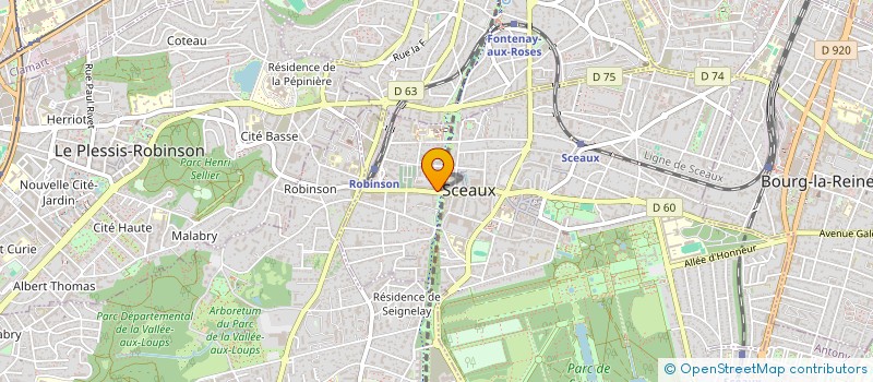 localisation de l'entreprise SYND. COPR. 138 RUE HOUDAN à SCEAUX