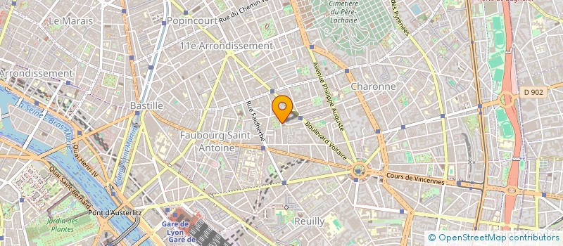 localisation de l'entreprise SYND.COPR. 139 RUE DU FAUBOURG SAINT ANT  PARIS