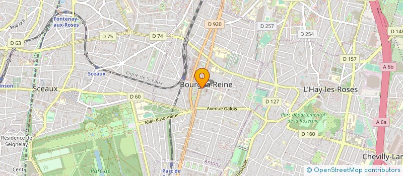 localisation de l'entreprise SYND.COPR. 14 16 RUE DU 25 AOUT 92 BOURG à BOURG-LA-REINE