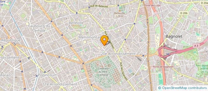 localisation de l'entreprise SYND.COPR. 14 18 RUE D ANNAM    75020 PA  PARIS