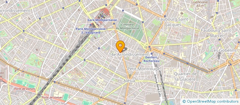 localisation de l'entreprise SYND.COPR. 14 BIS RUE D'ALLERAY 75015 PA  PARIS