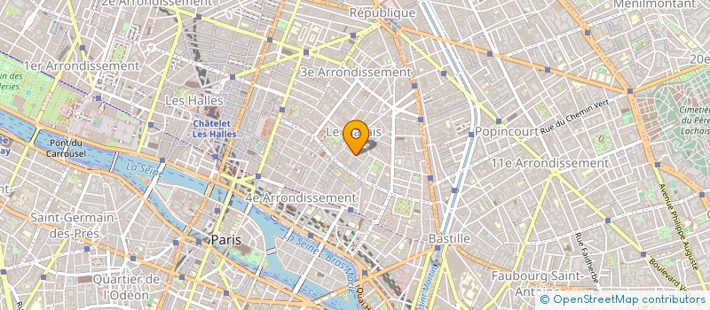 localisation de l'entreprise SYND.COPR. 14 R BARBETTE 75003  PARIS RE  PARIS