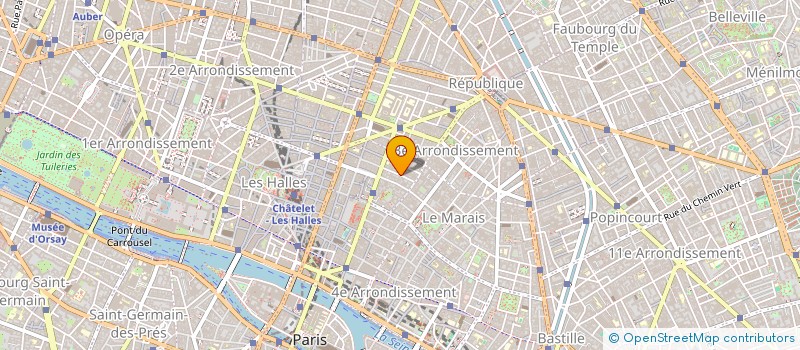 localisation de l'entreprise SYND.COPR. 14 R DE MONTMORENCY  PARIS 3  PARIS