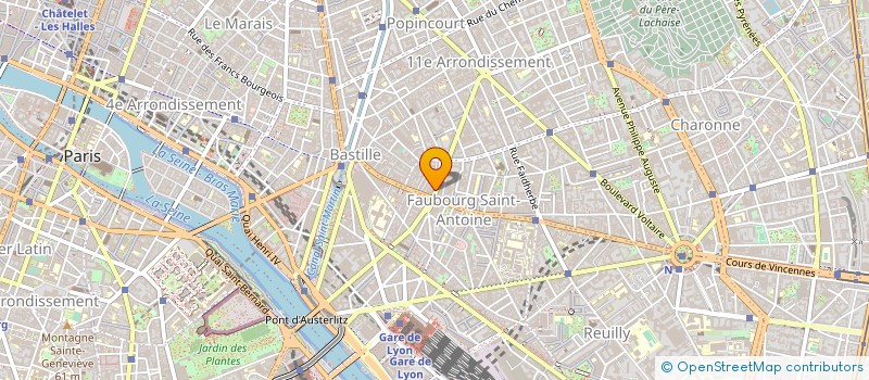 localisation de l'entreprise SYND.COPR. 14 RUE CAIL  PARIS