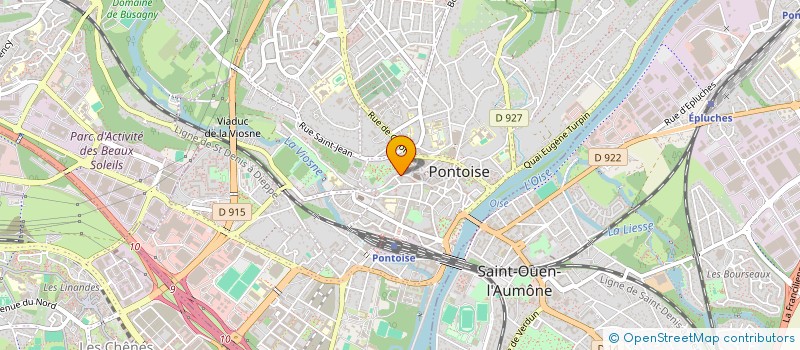 localisation de l'entreprise SYND.COPR. 14 RUE DE LA COUTELLERIE 95 P  PONTOISE