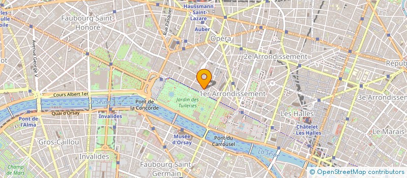 localisation de l'entreprise SYND.COPR. 14 RUE DES MOULINS   75001 PA  PARIS