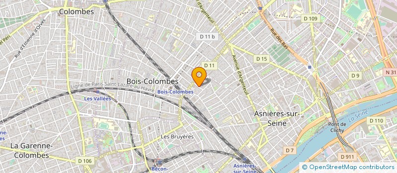 localisation de l'entreprise SYND.COPR. 14 RUE DU CHALET 92  ASNIERES  ASNIERES-SUR-SEINE