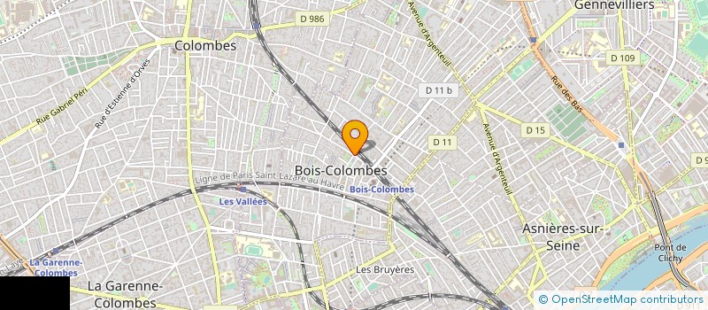 localisation de l'entreprise SYND.COPR. 14 RUE DU GAL LECLERC 92 BOIS à BOIS-COLOMBES
