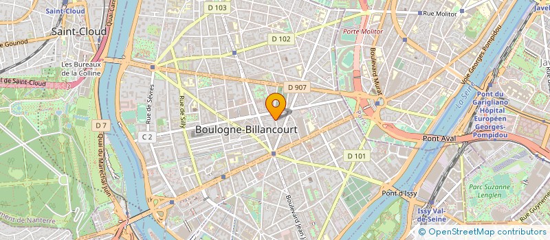 localisation de l'entreprise SYND.COPR. 14 RUE LESDIGUIERES 75004 PA à BOULOGNE-BILLANCOURT