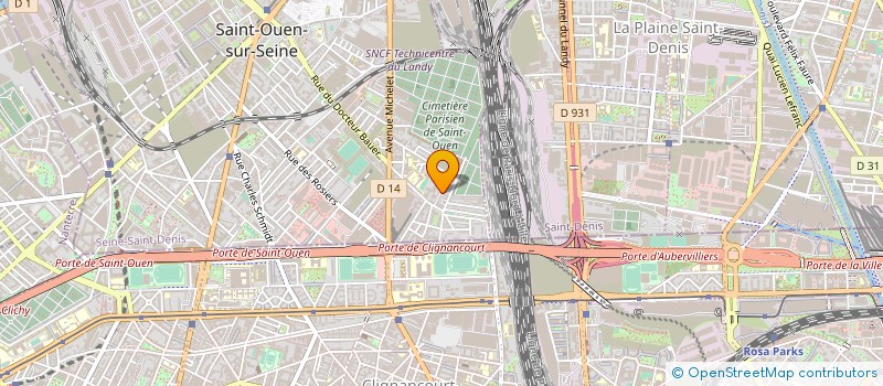 localisation de l'entreprise SYND COPR 14 RUE MORAND SAINT OUEN 93 à SAINT-OUEN-SUR-SEINE