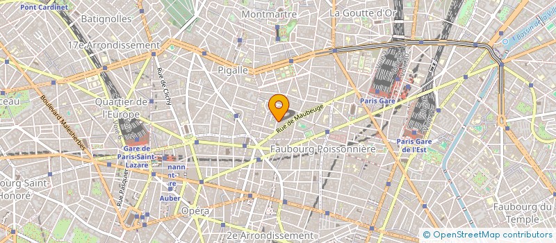 localisation de l'entreprise SYND.COPR. 14 RUE RODIER 75009  PARIS RE  PARIS