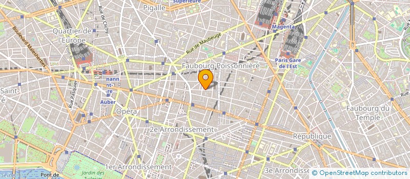 localisation de l'entreprise SYND.COPR. 14 RUE SAINTE CECILE PARIS 9  PARIS