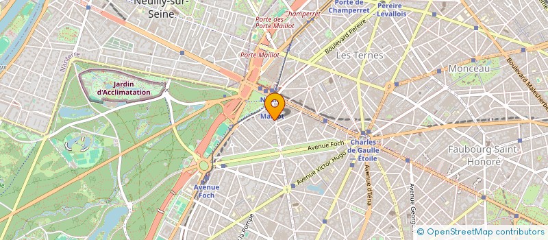 localisation de l'entreprise SYND.COPR. 141 AV DE MALAKOFF   PARIS 16  PARIS