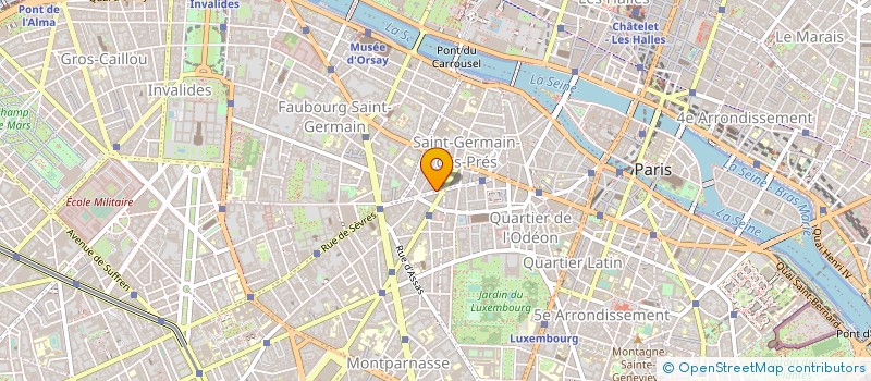 localisation de l'entreprise SYND.COPR. 143 RUE DE RENNES 75006  I  PARIS