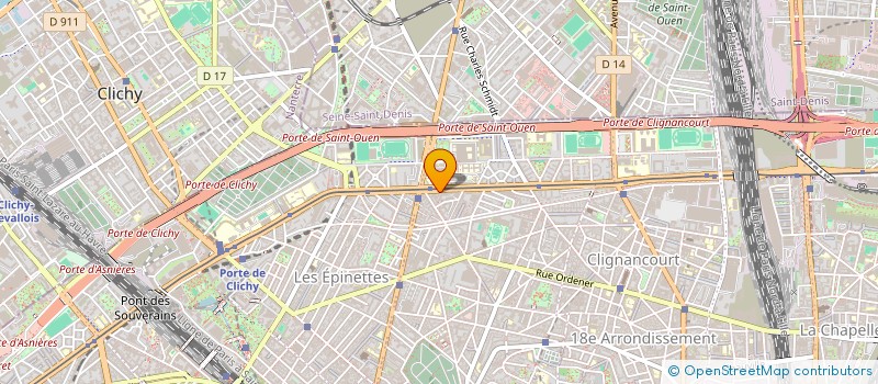 localisation de l'entreprise SYND.COPR. 145 BD NEY 75018     PARIS RE  PARIS