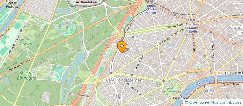 localisation de l'entreprise SYND.COPR. 145 RUE DE LONGCHAMP 75016 PA  PARIS