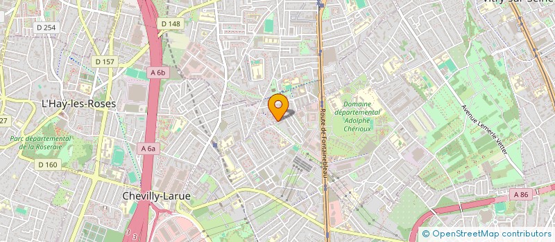 localisation de l'entreprise SYND.COPR. 146 RUE PAUL HOCHART  CHEVILLY-LARUE