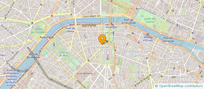 localisation de l'entreprise SYND.COPR. 148 RUE DE GRENELLE  PARIS 7  PARIS