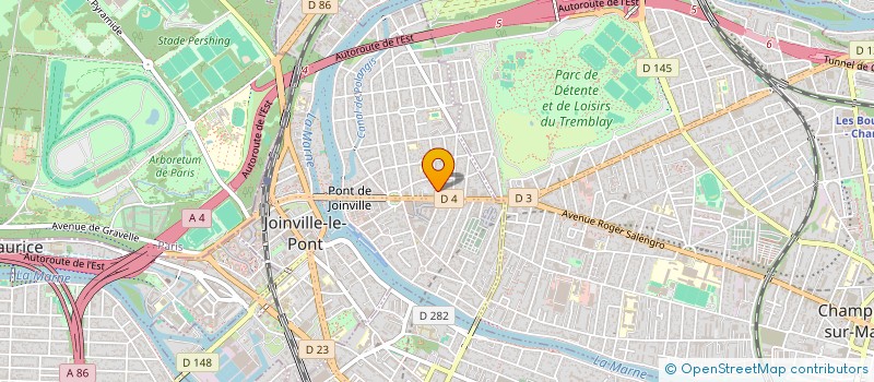 localisation de l'entreprise SYND.COPR. 15 17 AV GALLIENI  JOINVILLE-LE-PONT