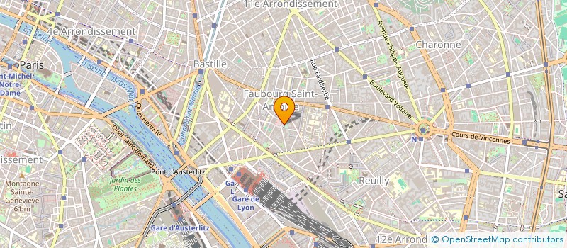 localisation de l'entreprise SYND.COPR. 15 17 PLACE D'ALIGRE 75012 PA  PARIS