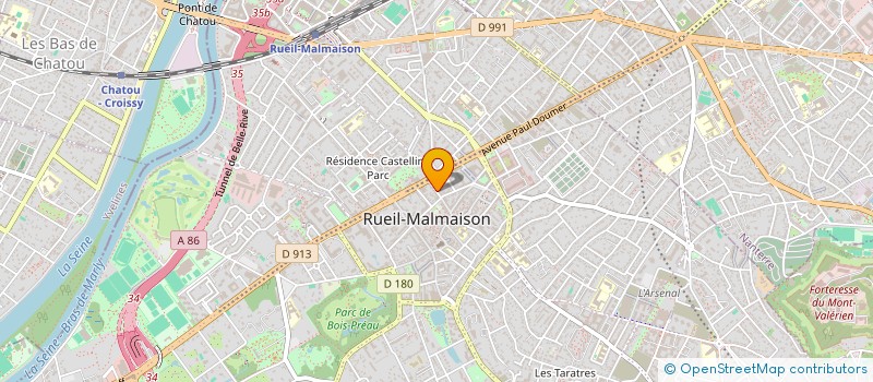 localisation de l'entreprise SYND.COPR. 15-17 RUE DU RETRAIT 92 SURES à RUEIL-MALMAISON