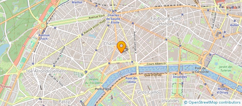 localisation de l'entreprise SYND.COPR. 15 17 RUE DUFRENOY   75016 PA  PARIS