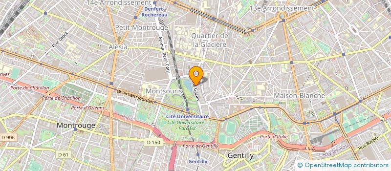 localisation de l'entreprise SYND.COPR. 15-17 RUE GAZAN 75014 PA  PARIS