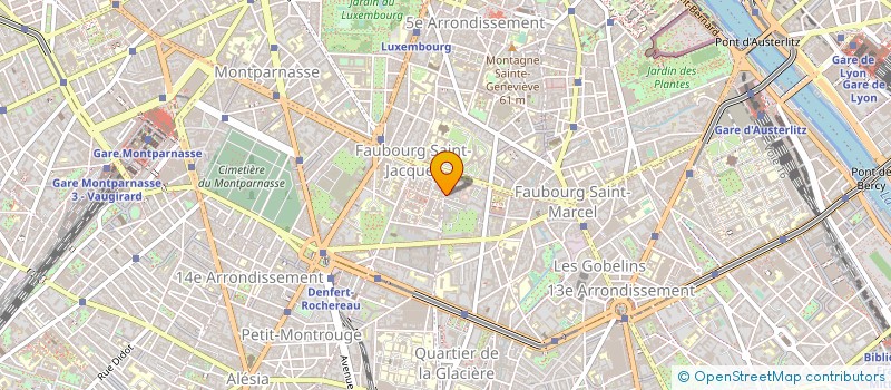 localisation de l'entreprise SYND.COPR. 15 17 RUE LA SANTE PARIS 13 R  PARIS