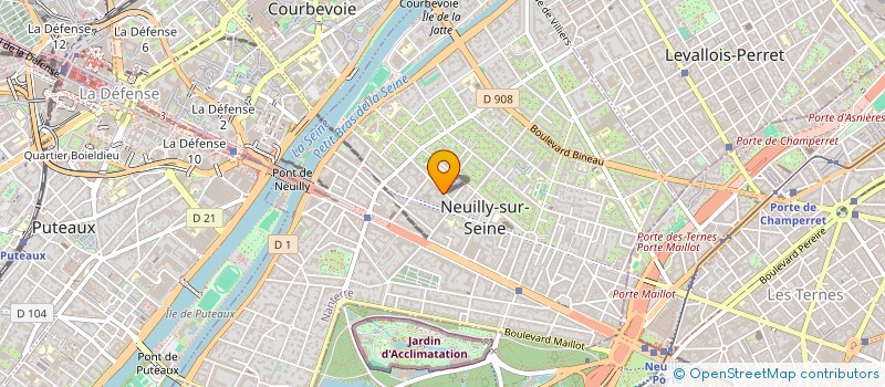 localisation de l'entreprise SYND COPR 15 A 17 AV SAINTE FOY à NEUILLY-SUR-SEINE