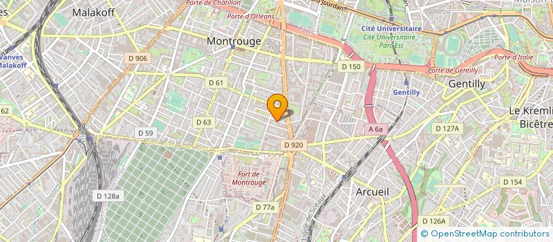 localisation de l'entreprise SYND COPR 15 AU 17 PL JULES FERRY  MONTROUGE