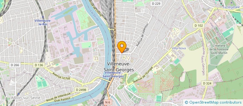 localisation de l'entreprise SYND.COPR. 15 AV CARNOT 94      VILLENEU  VILLENEUVE-SAINT-GEORGES