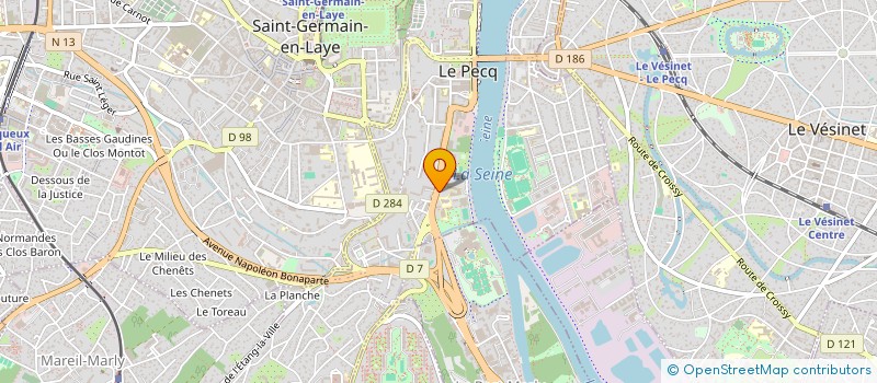 localisation de l'entreprise SYND COPR 15 AVENUE CHARLES GAULLE  LE PECQ