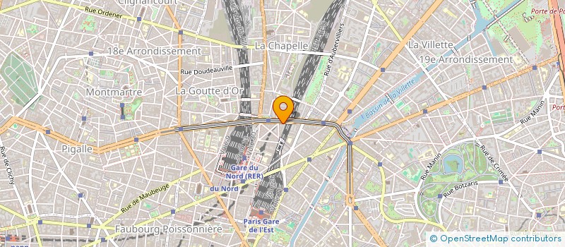 localisation de l'entreprise SYND.COPR. 15 BD DE LA CHAPELLE 75018 PA  PARIS