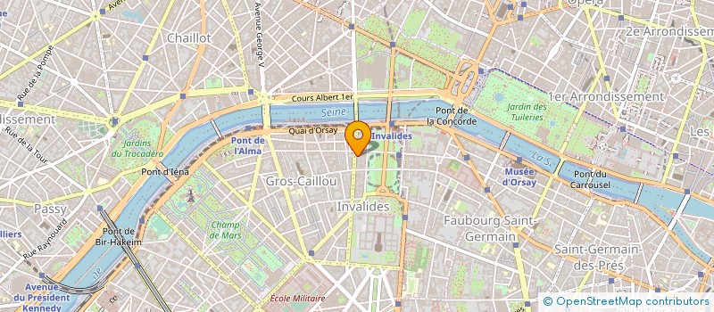 localisation de l'entreprise SYND.COPR. 15 BD LA TOUR        MAUBOURG  PARIS