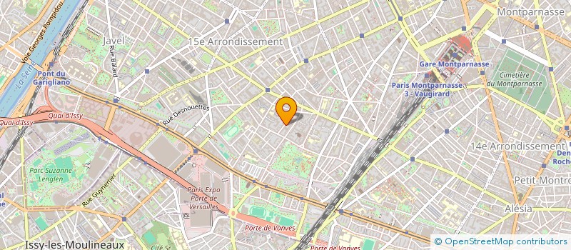 localisation de l'entreprise SYND.COPR. 15 BIS RUE JOBBE     DUVAL 75  PARIS