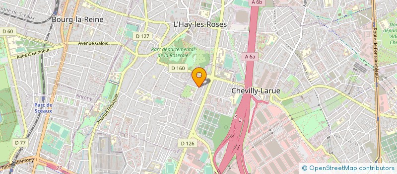 localisation de l'entreprise SYND.COPR.15 RUE ALBERT THURET  CHEVILLY-LARUE