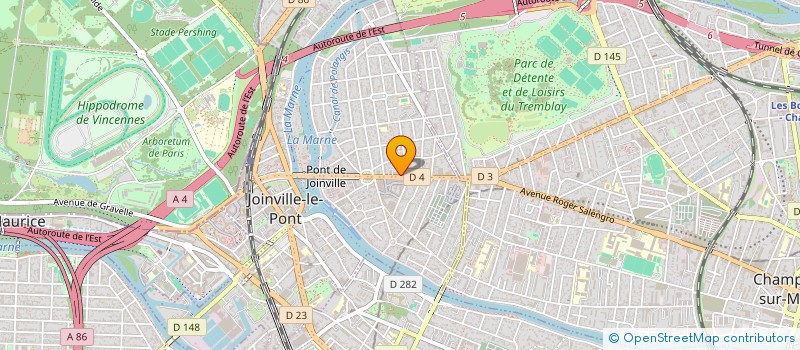 localisation de l'entreprise SYND.COPR. 15 RUE DE CLUNY 94   SAINT MA  JOINVILLE-LE-PONT