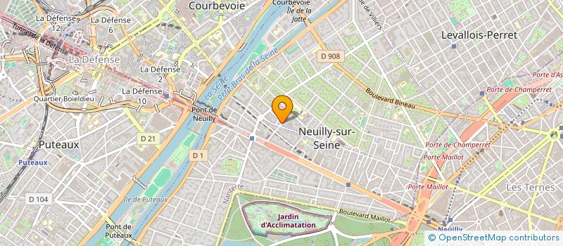 localisation de l'entreprise SYND COPR 15 RUE DE DE L'EGLISE à NEUILLY-SUR-SEINE
