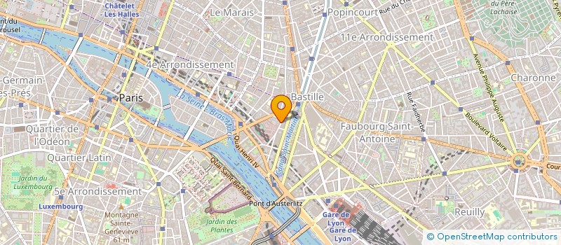 localisation de l'entreprise SYND.COPR. 15 RUE DE L ARSENAL PARIS 1  PARIS