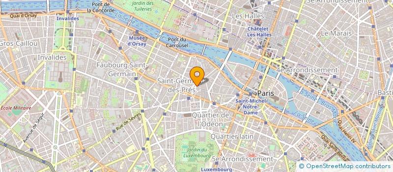 localisation de l'entreprise SYND.COPR. 15 RUE DE L ECHAUDE  75006 PA  PARIS