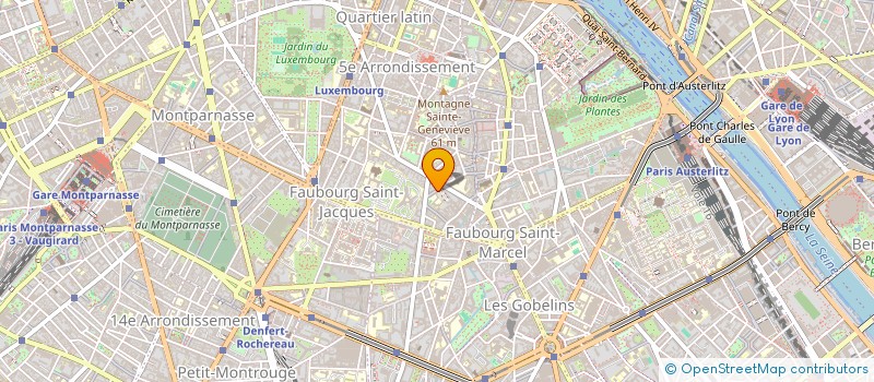 localisation de l'entreprise SYND.COPR. 15 RUE DE L ESTRAPADE 75105 P  PARIS