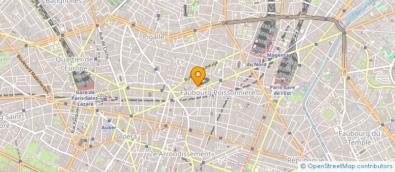 localisation de l'entreprise SYND.COPR. 15 RUE DE ROCHECHOUART 75009  PARIS