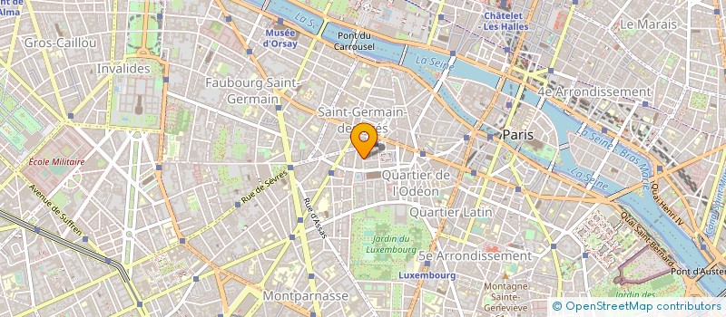 localisation de l'entreprise SYND.COPR. 15 RUE DES CANETTES  75006 PA  PARIS