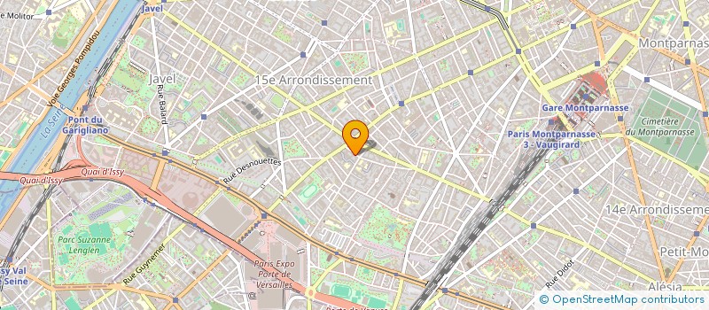 localisation de l'entreprise SYND.COPR. 15 RUE FRANCOIS VILLON 75015  PARIS