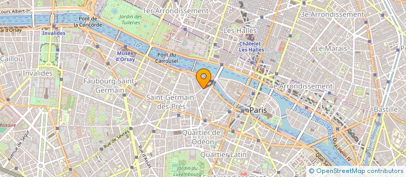 localisation de l'entreprise SYND.COPR. 15 RUE GUENEGAUD     75006 PA  PARIS