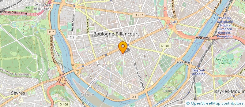 localisation de l'entreprise SYND.COPR. 15 RUE JULIEN PERIN 92 ANTON à BOULOGNE-BILLANCOURT