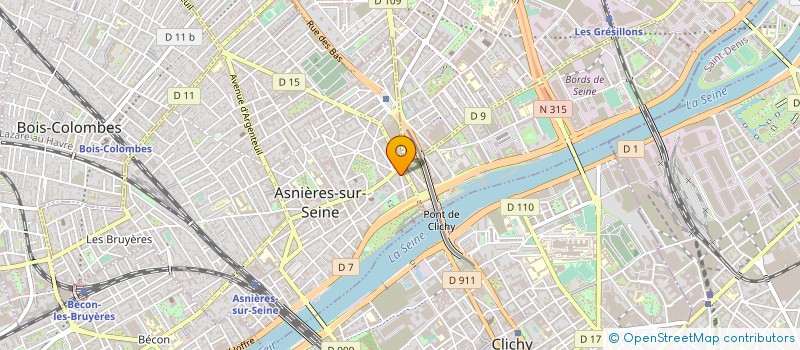 localisation de l'entreprise SYND COPR 15 RUE MARCEAU DELORME  ASNIERES-SUR-SEINE